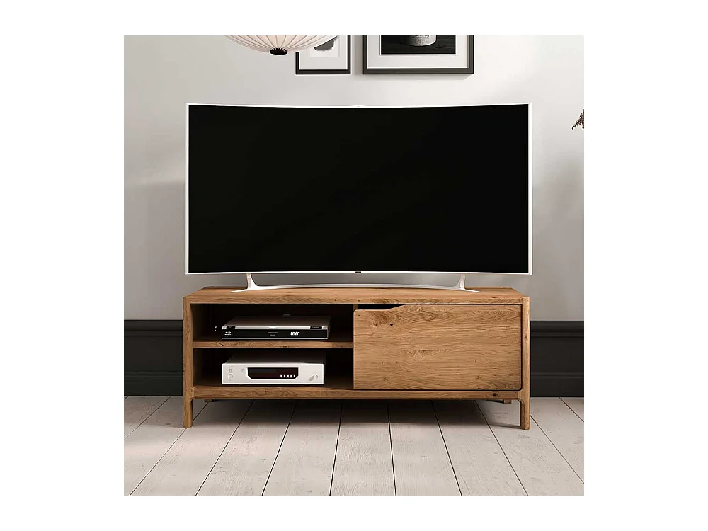 TV Board Fernsehtisch mit einer Tür und offenen Fächern