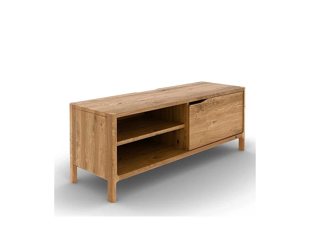 TV Board Fernsehtisch mit einer Tür und offenen Fächern