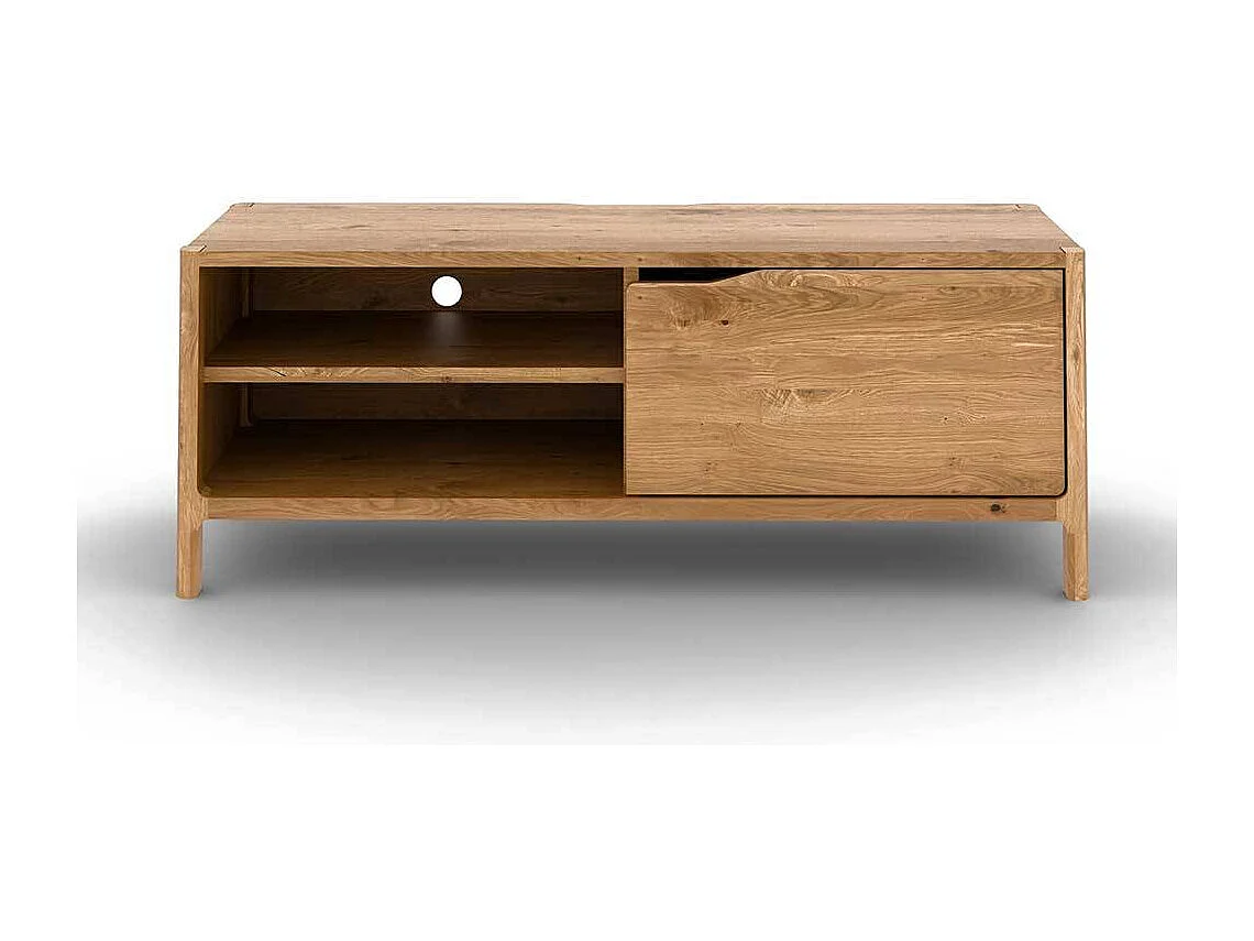 TV Board Fernsehtisch mit einer Tür und offenen Fächern