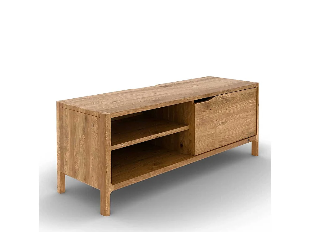 TV Board Fernsehtisch mit einer Tür und offenen Fächern