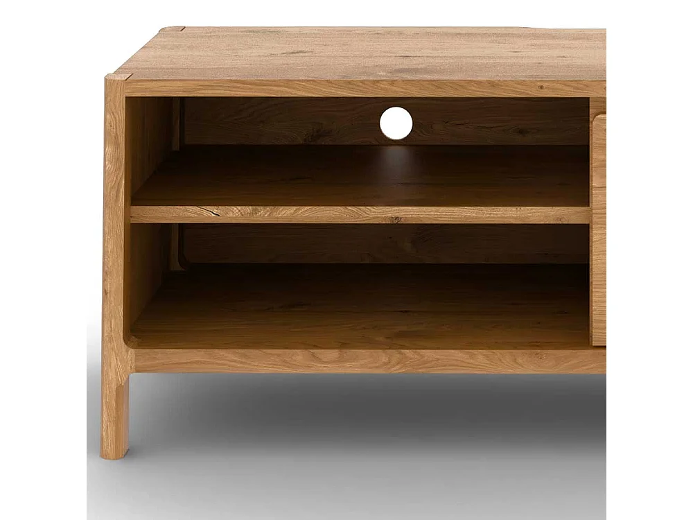 TV Board Fernsehtisch mit einer Tür und offenen Fächern