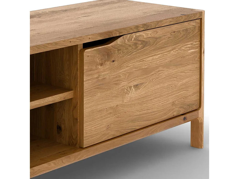 TV Board Fernsehtisch mit einer Tür und offenen Fächern