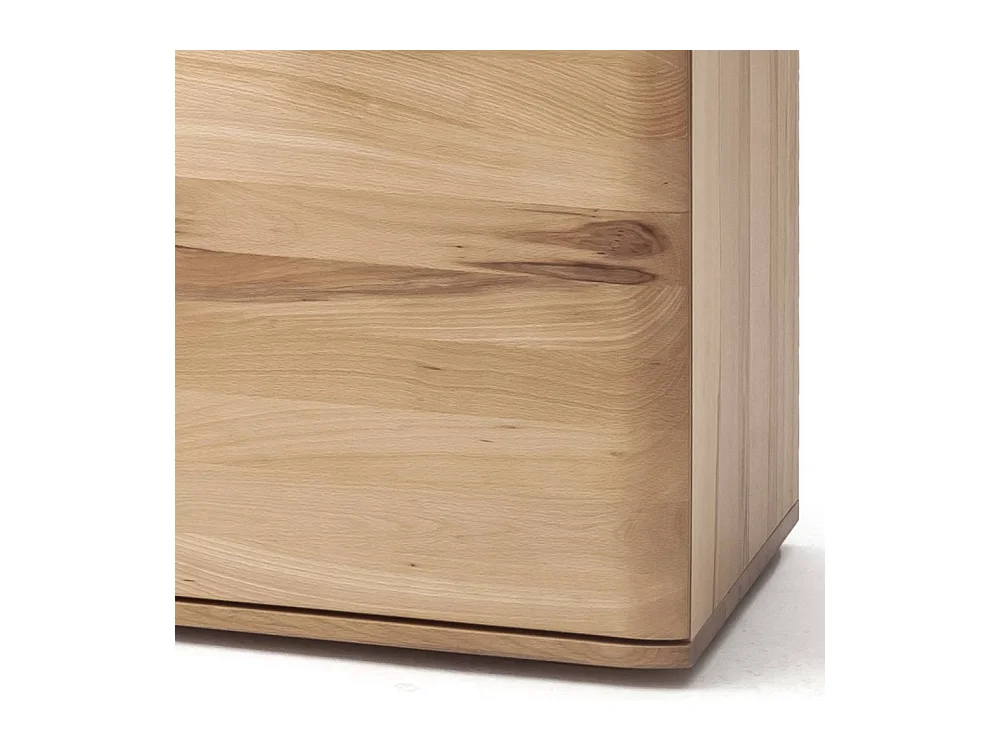 TV Lowboard TV Board in Kernbuchefarben teilmassiv