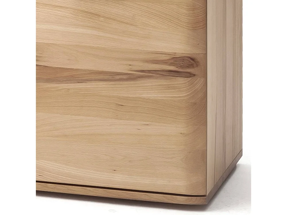 TV Lowboard TV Board in Kernbuchefarben teilmassiv