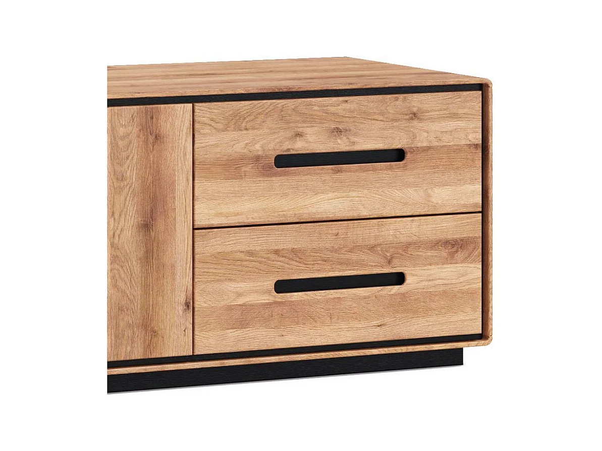 TV Lowboard Fernsehschrank mit zwei Schubladen 54 cm hoch