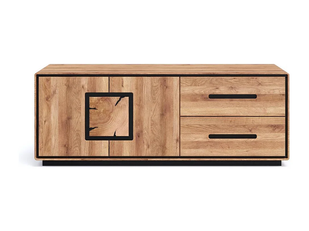 TV Lowboard Fernsehschrank mit zwei Schubladen 54 cm hoch