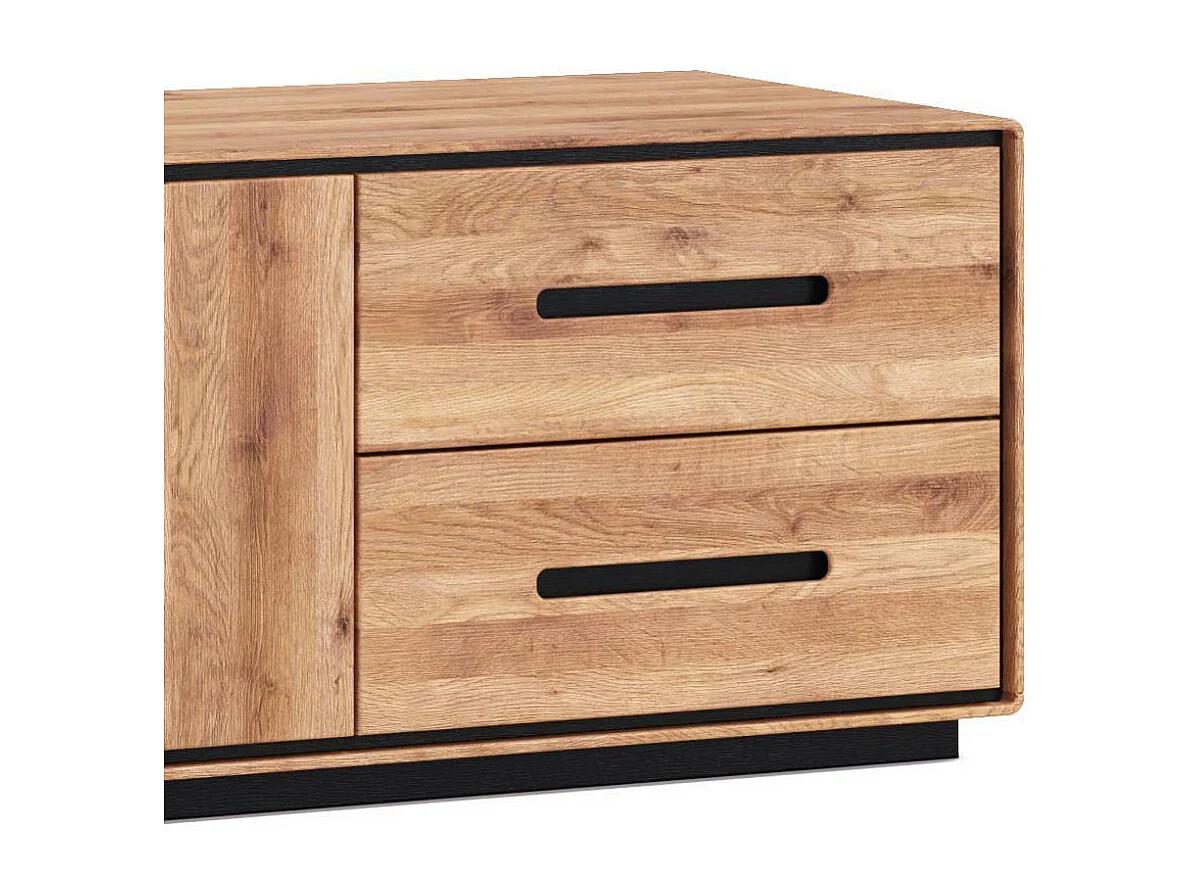 TV Lowboard Fernsehschrank mit zwei Schubladen 54 cm hoch