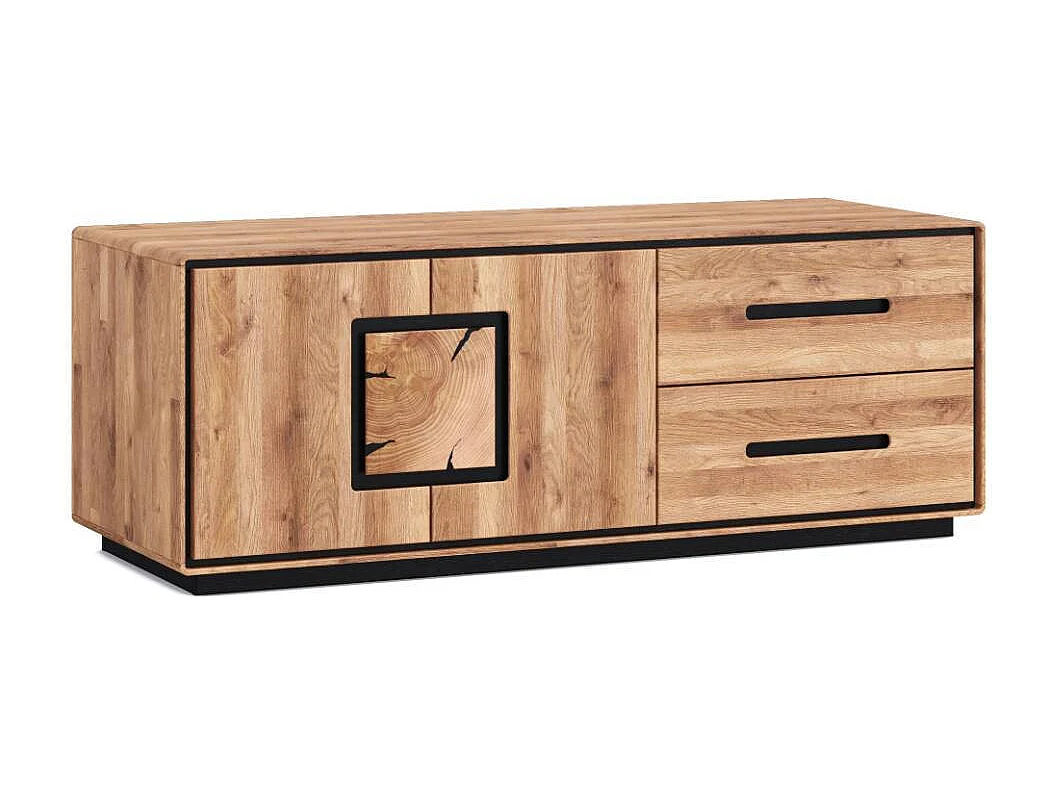 TV Lowboard Fernsehschrank mit zwei Schubladen 54 cm hoch