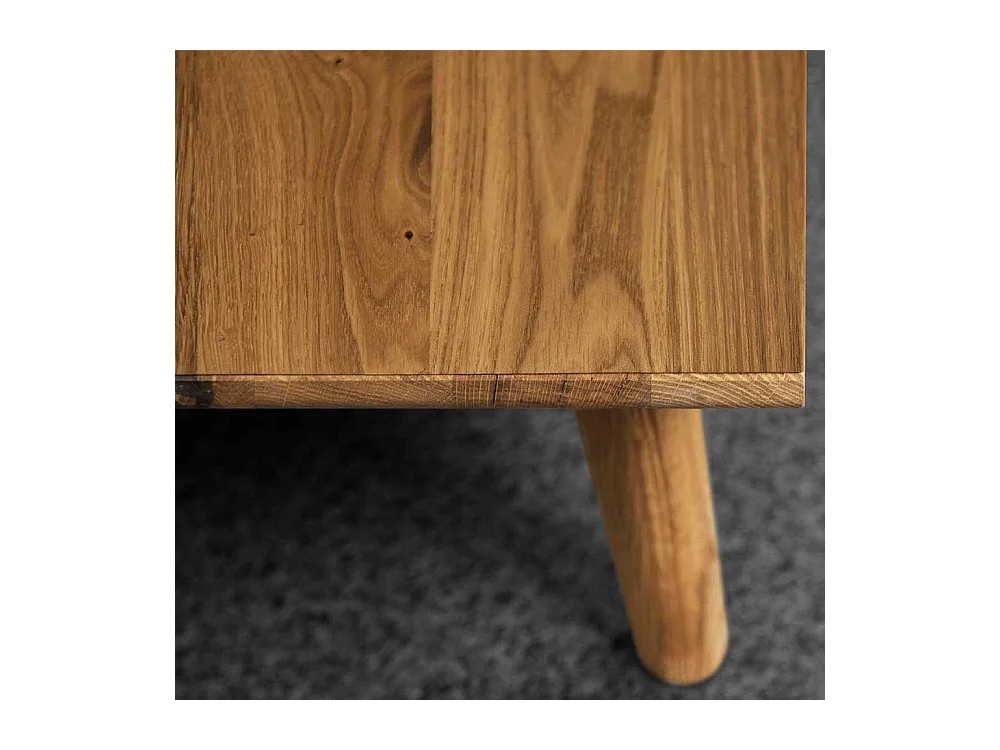 TV Sideboard in Weiß und Wildeiche modern