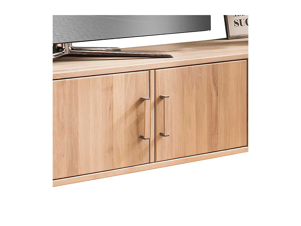 Fernseh Unterschrank aus Eiche Massivholz hell geölt