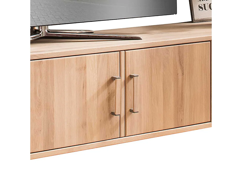 Fernseh Unterschrank aus Eiche Massivholz hell geölt