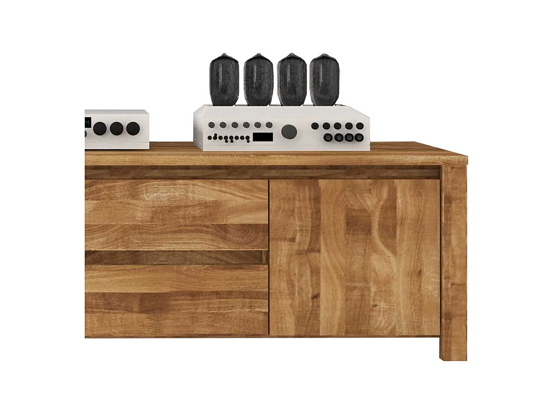 Massivholz Lowboard aus Wildeiche geölt 150 cm breit