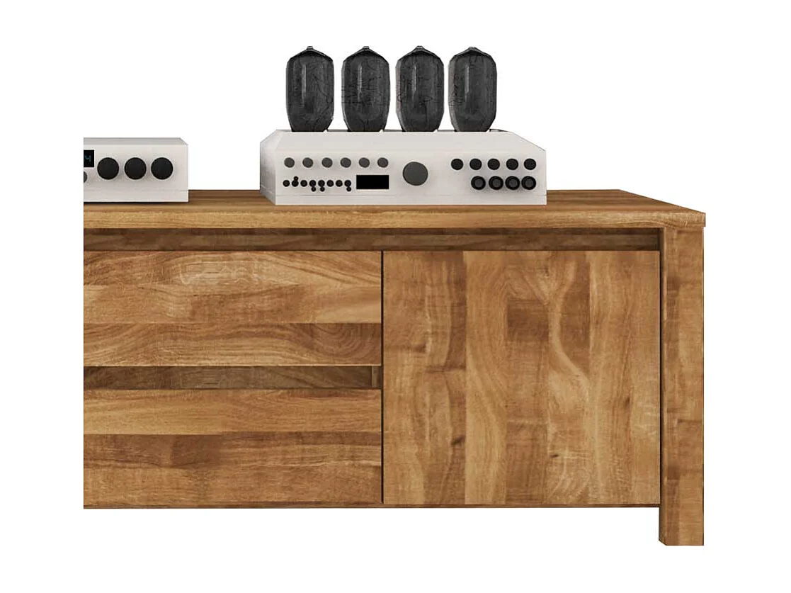 Massivholz Lowboard aus Wildeiche geölt 150 cm breit