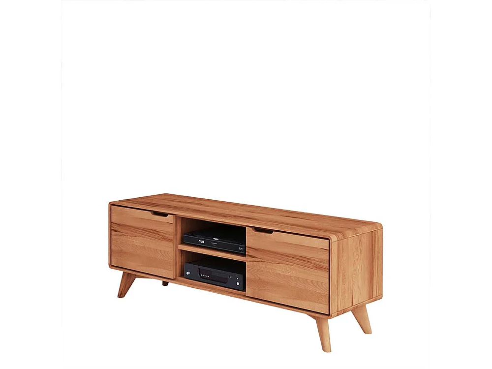 Fernsehmöbel aus Kernbuche Massivholz 2 türig