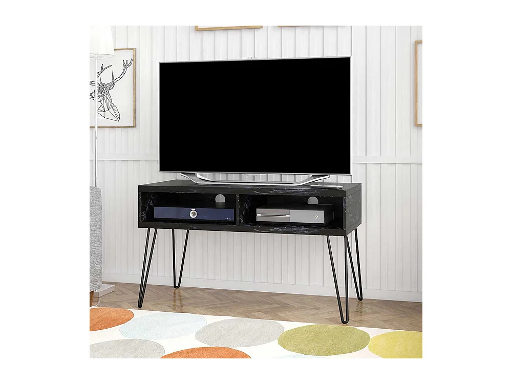 Fernsehtisch mit Ablage Kabeldurchlässen