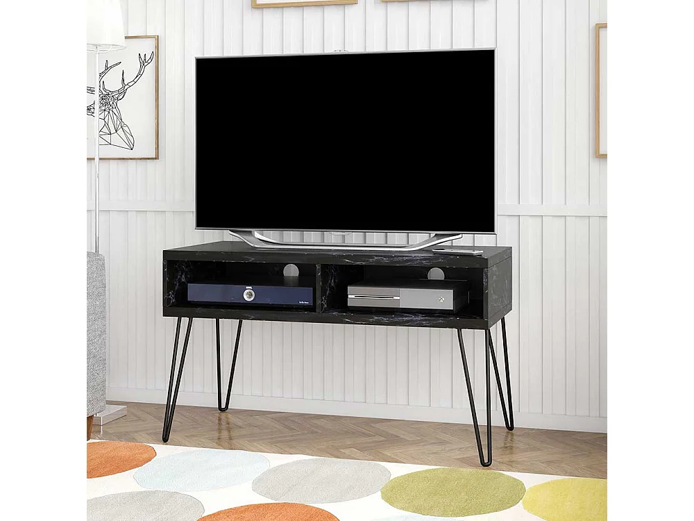 Fernsehtisch mit Ablage Kabeldurchlässen