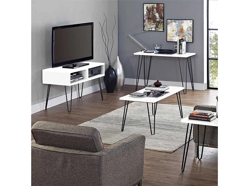 TV Phonotisch in modernem Design Metall Hairpin Gestell