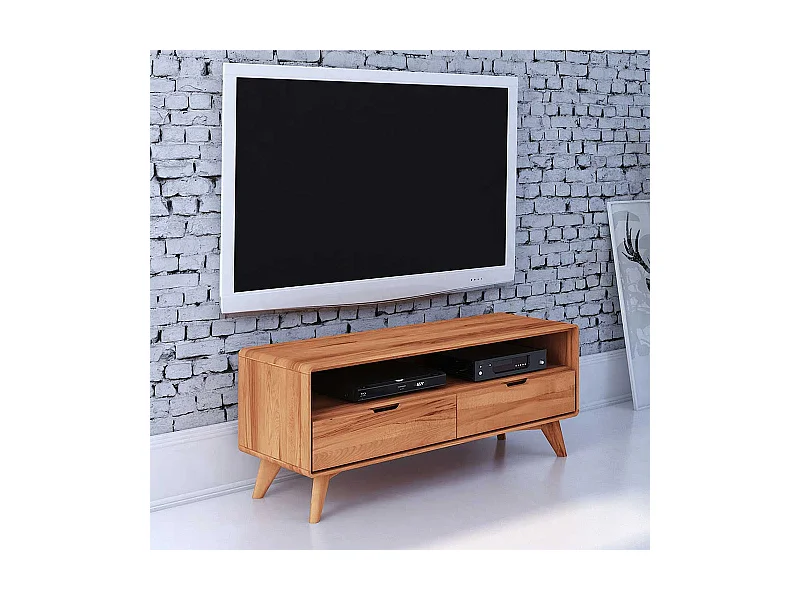 Fernsehtisch aus Kernbuche Massivholz 120 cm breit