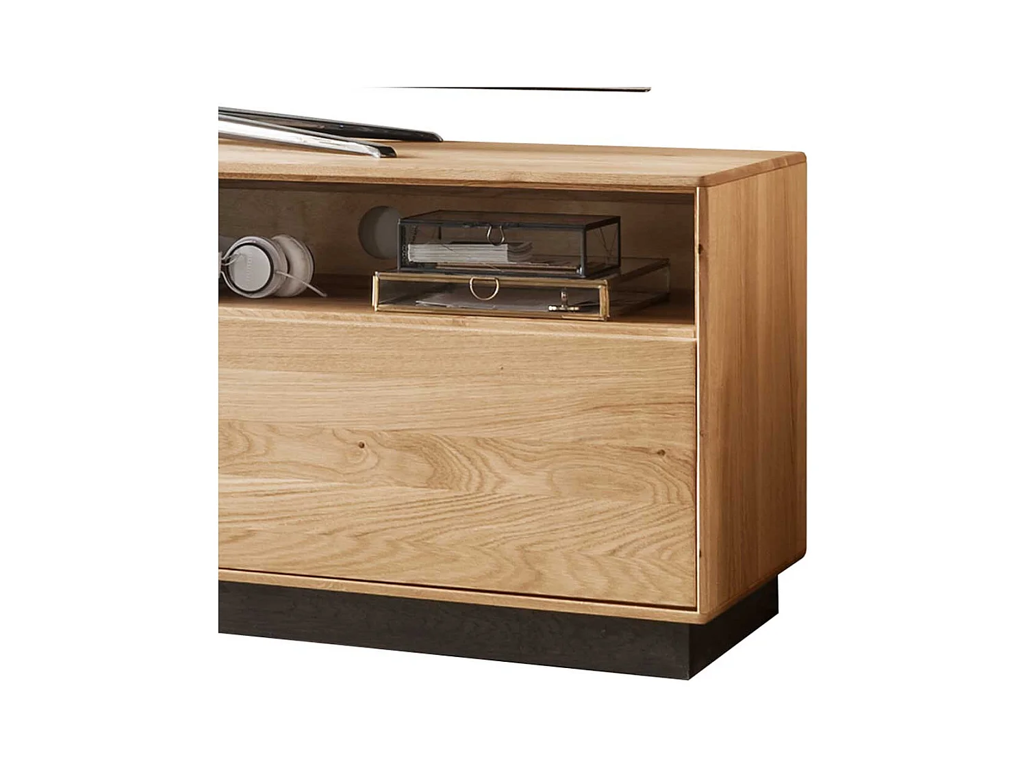 Massives TV Lowboard aus Wildeiche und Eiche 155 cm breit