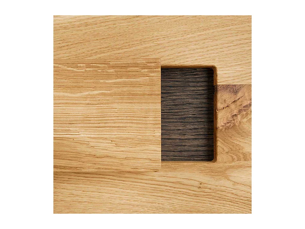 Massives TV Lowboard aus Wildeiche und Eiche 155 cm breit
