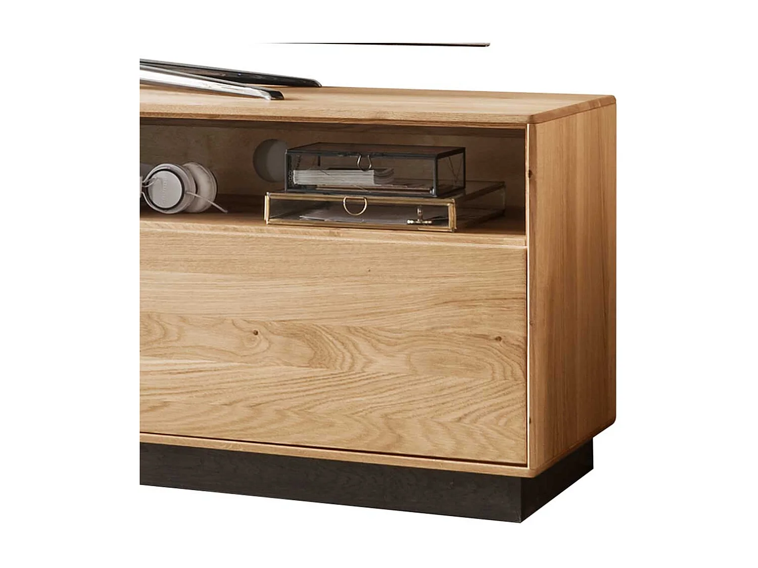 Massives TV Lowboard aus Wildeiche und Eiche 155 cm breit