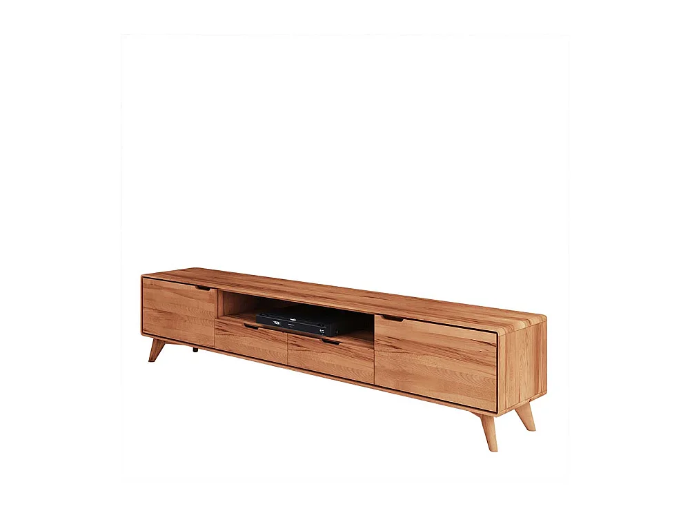 TV Lowboard aus Kernbuche Massivholz 220 cm breit