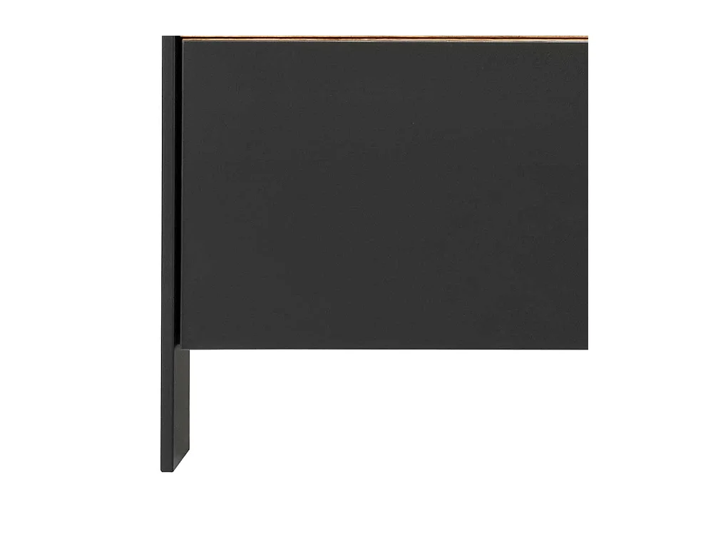 Phonomöbel aus Wildeiche Massivholz Push to open Funktion