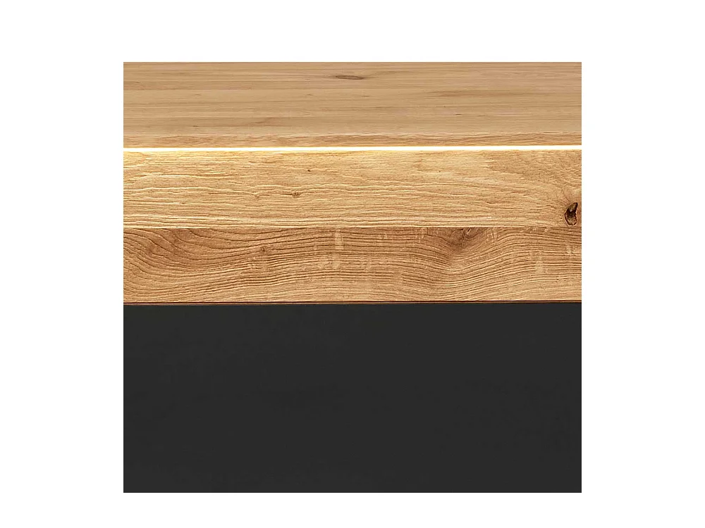 Phonomöbel aus Wildeiche Massivholz Push to open Funktion