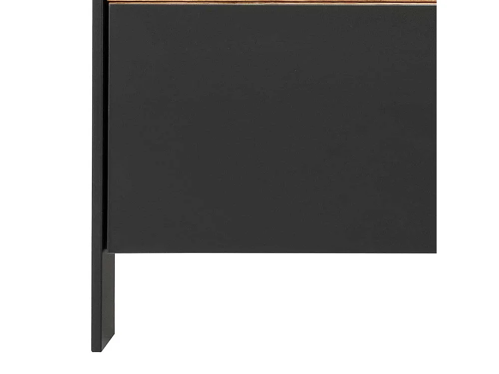 Phonomöbel aus Wildeiche Massivholz Push to open Funktion