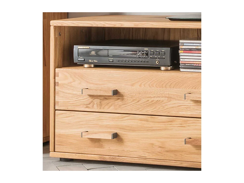 Fernsehmöbel aus Eiche Massivholz Schublade