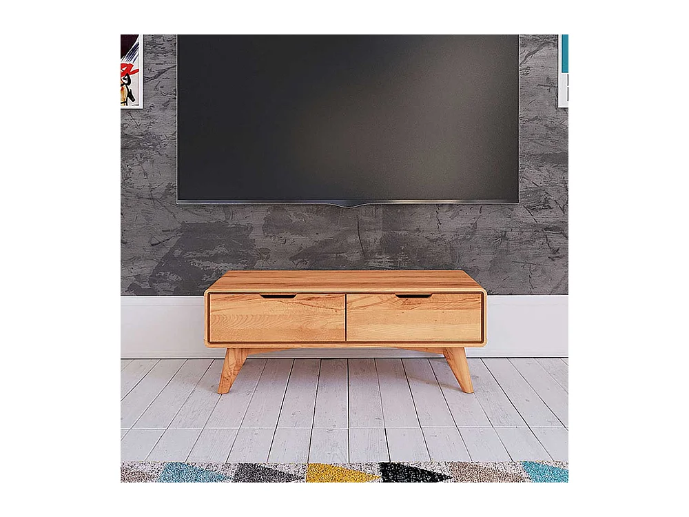 TV Bank aus Kernbuche Massivholz 90 cm breit