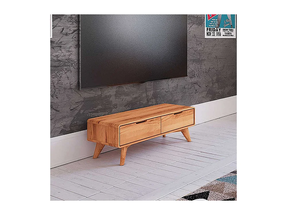 TV Bank aus Kernbuche Massivholz 90 cm breit