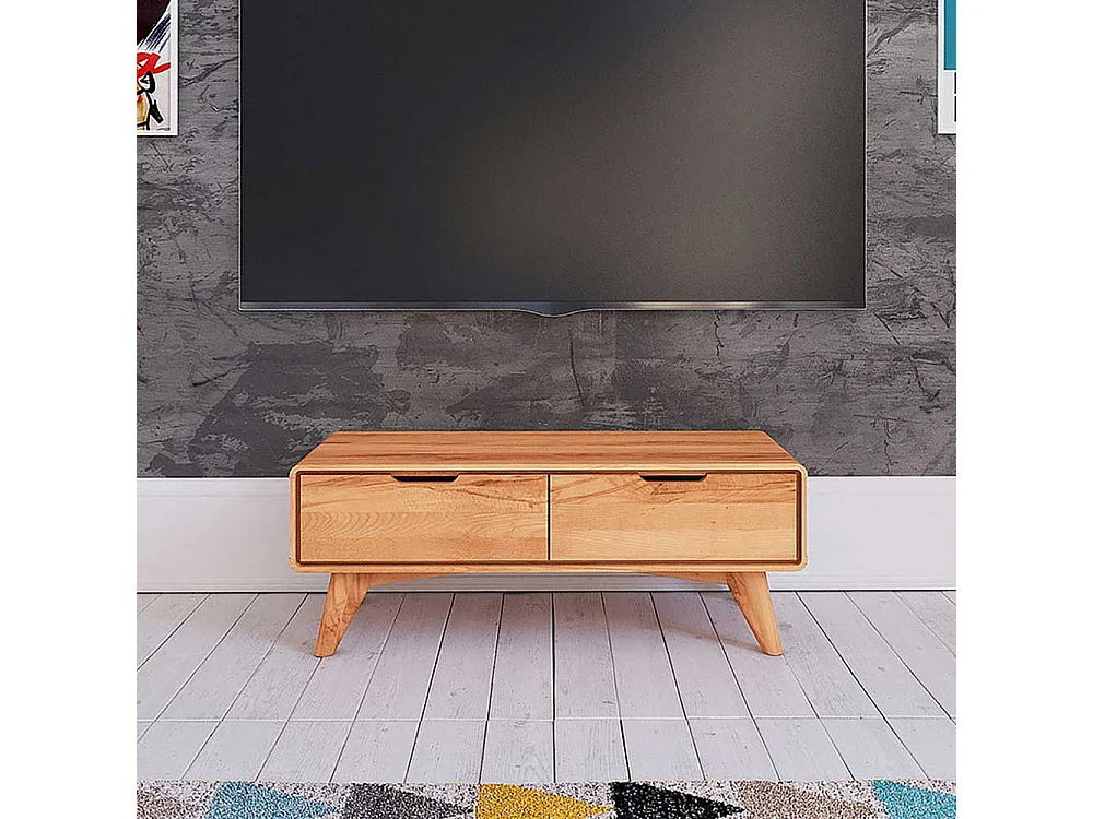 TV Bank aus Kernbuche Massivholz 90 cm breit