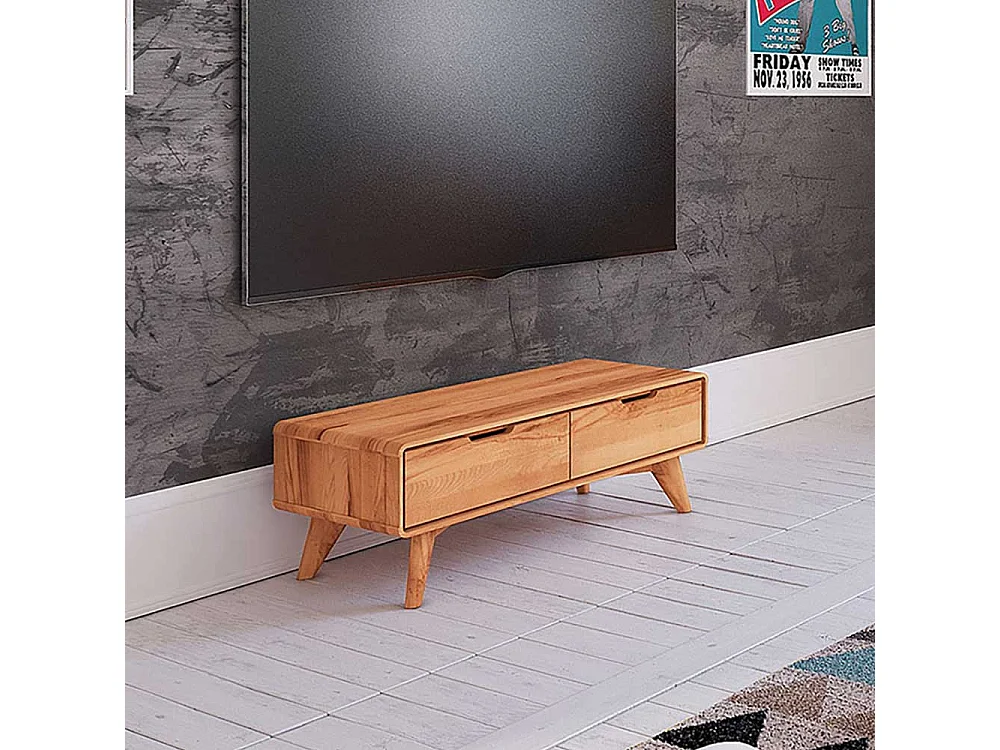 TV Bank aus Kernbuche Massivholz 90 cm breit