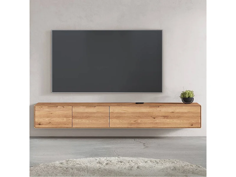 Fernsehmöbel Lowboard für die Wandmontage 220 cm breit