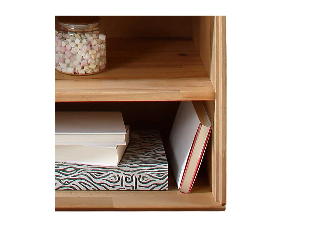 TV Lowboard Fernsehboard aus Kernbuche Massivholz mit Massivholz Oberfläche