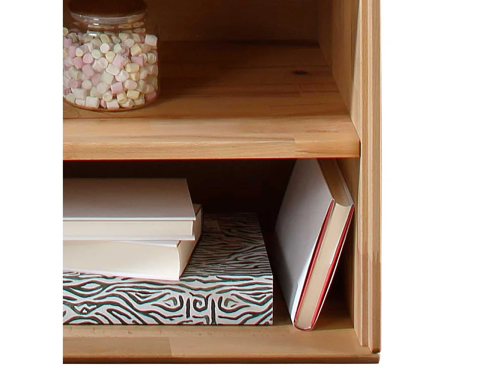 TV Lowboard Fernsehboard aus Kernbuche Massivholz mit Massivholz Oberfläche