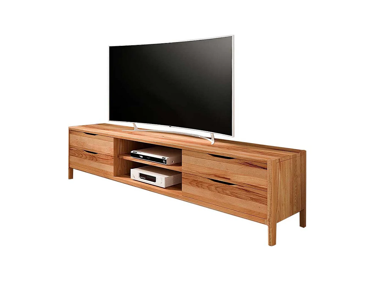 TV Board Fernsehtisch mit Schubladen und offenen Fächern