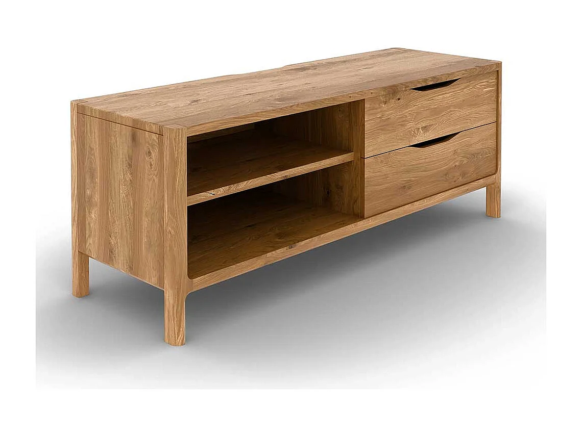 TV Lowboard Fernsehtisch mit Schubladen und offenen Fächern