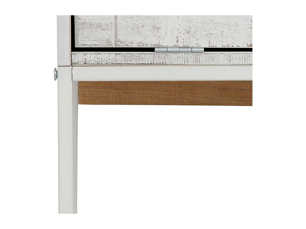 Lowboard in Creme Weiß massiv 175 cm breit