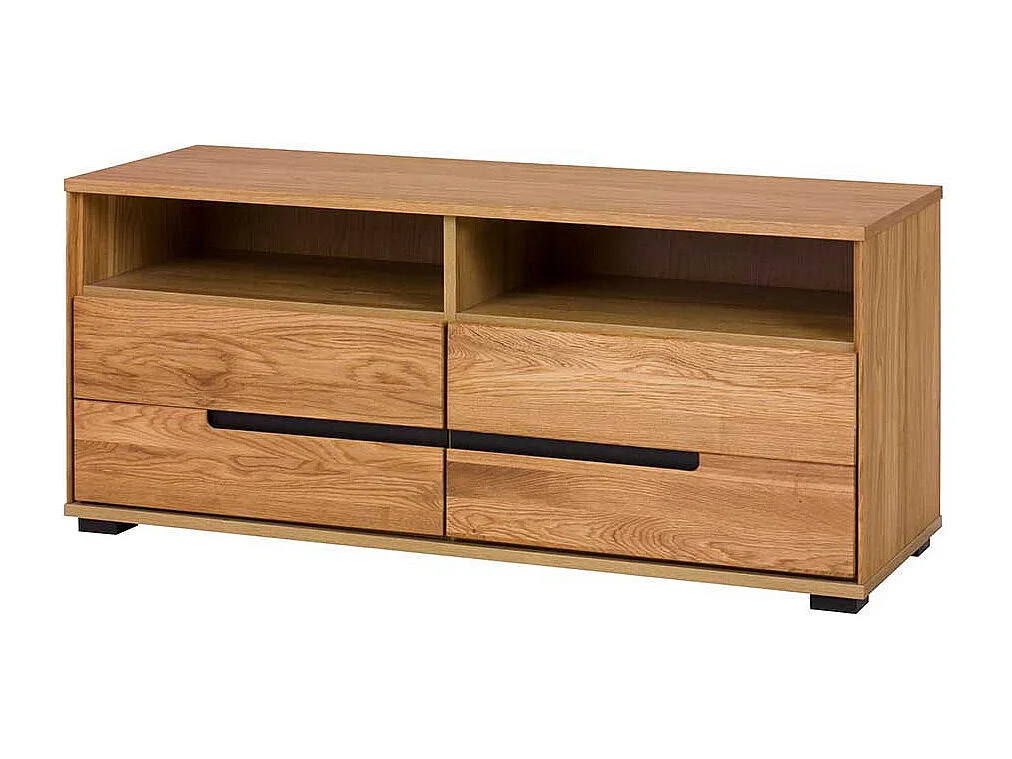 Unterschrank Fernseher in Eichefarben 2 Soft Close Schubladen