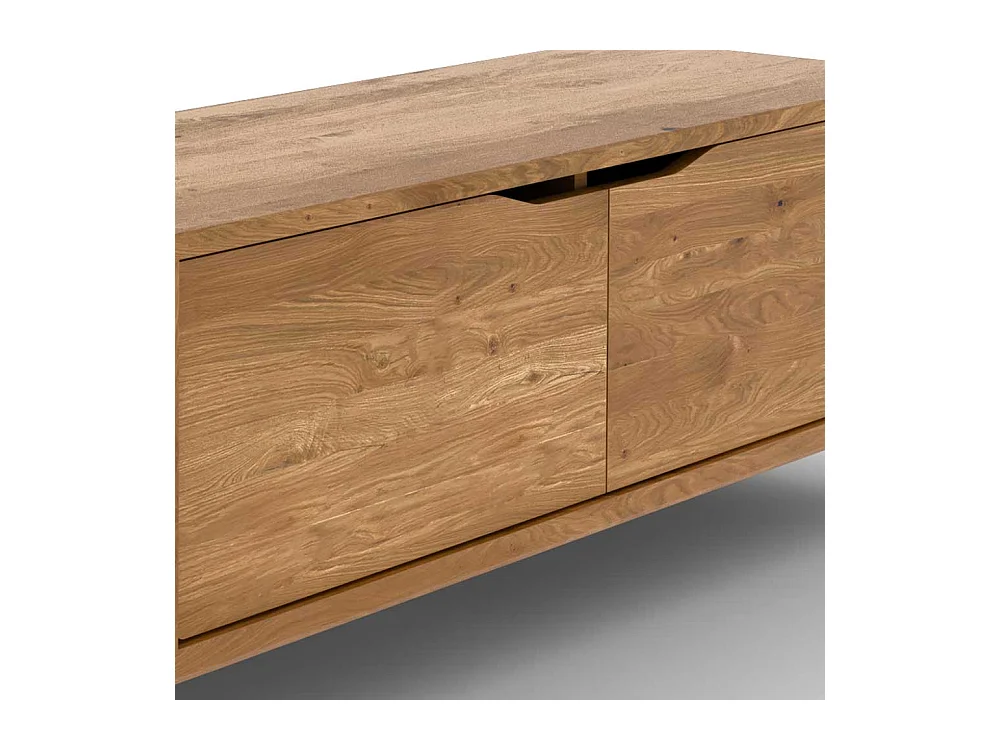 TV Lowboard Fernsehtisch mit Türen und offenen Fächern