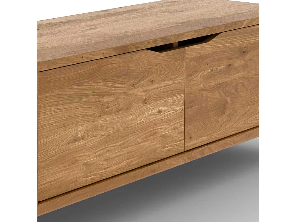 TV Lowboard Fernsehtisch mit Türen und offenen Fächern