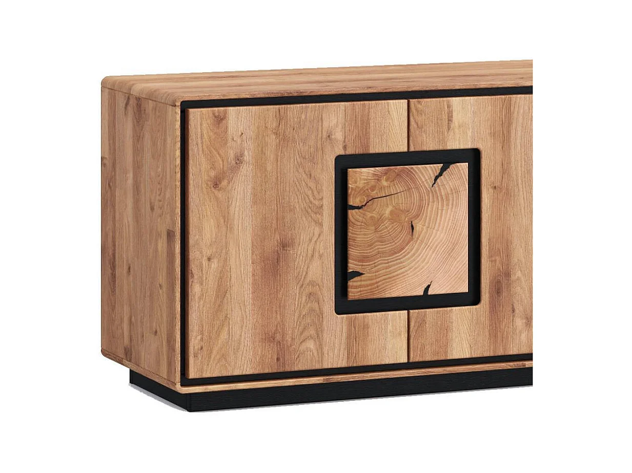 Phonomöbel Fernsehlowboard in modernem Design mit einem offenen Gerätefach