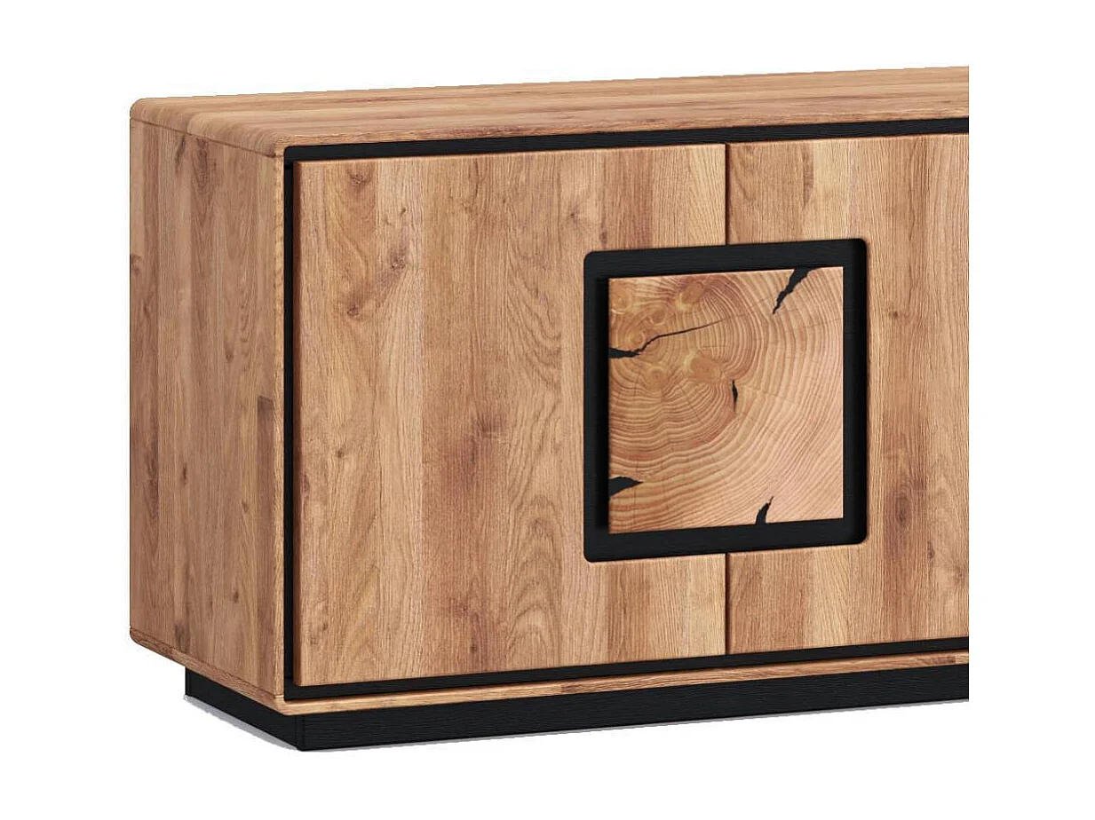 Phonomöbel Fernsehlowboard in modernem Design mit einem offenen Gerätefach