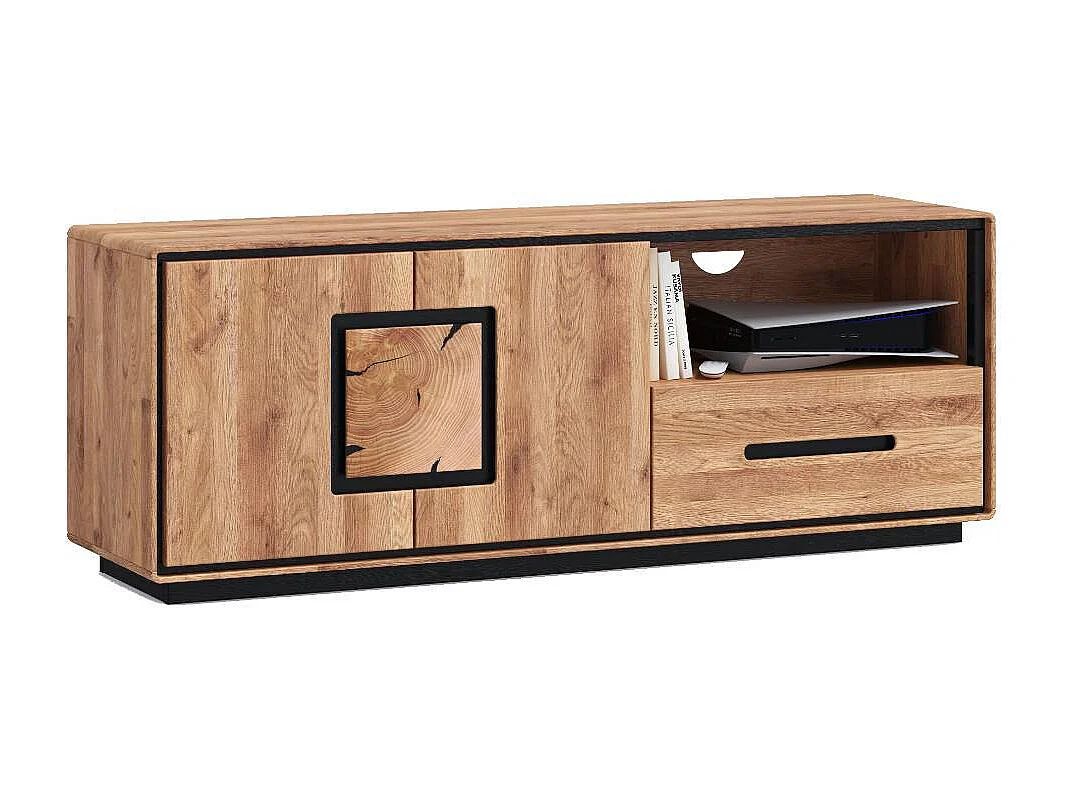 Phonomöbel Fernsehlowboard in modernem Design mit einem offenen Gerätefach