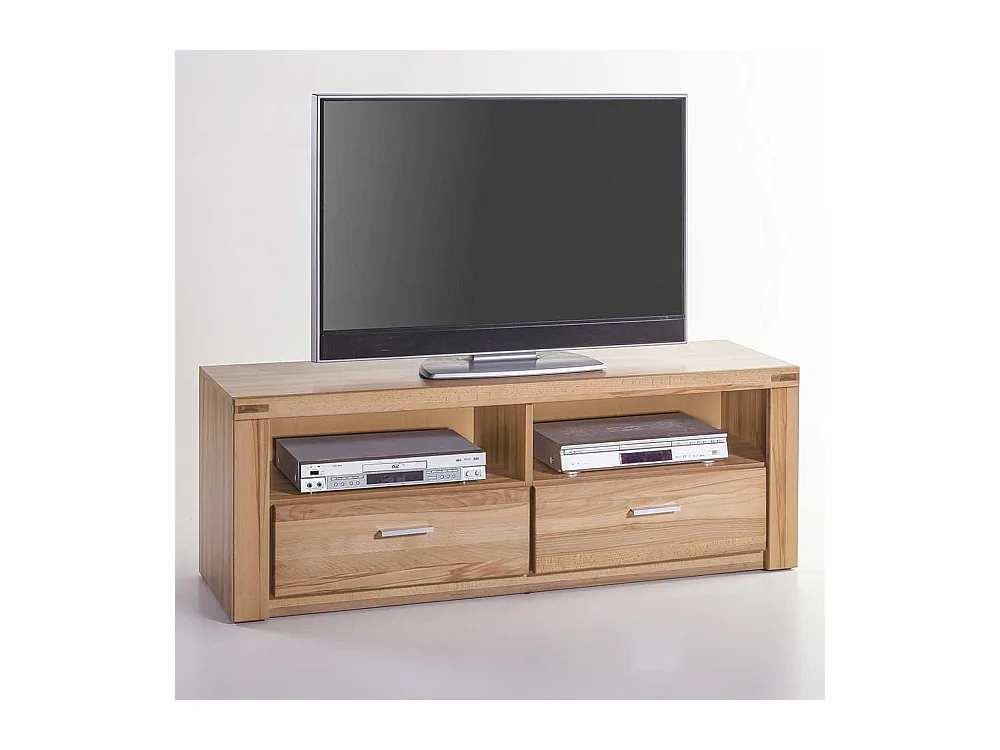 Fernsehmöbel aus Kernbuche teilmassiv modern