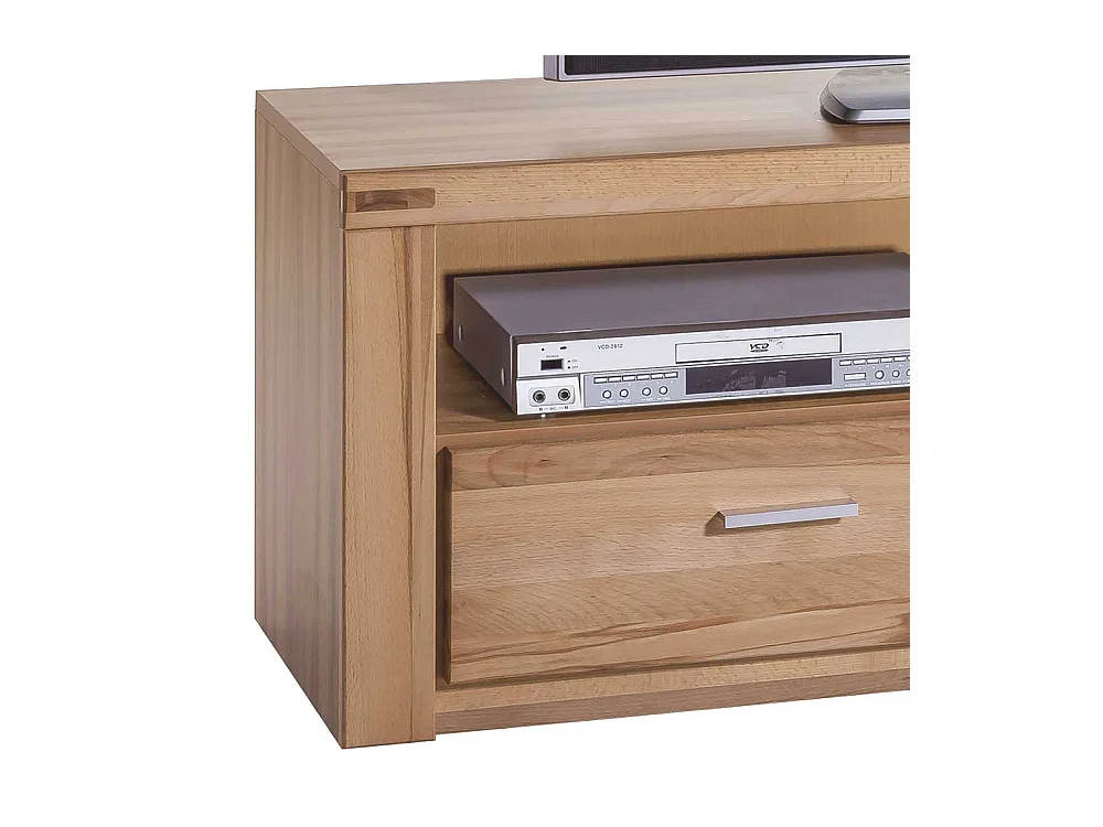 Fernsehmöbel aus Kernbuche teilmassiv modern