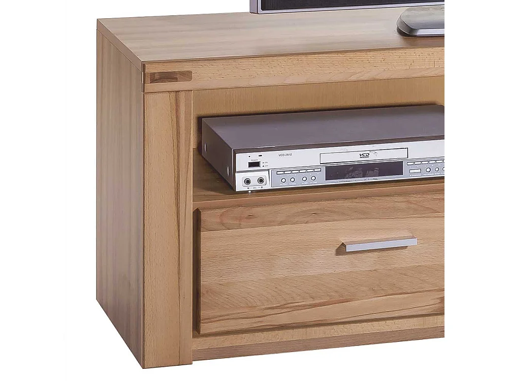 Fernsehmöbel aus Kernbuche teilmassiv modern