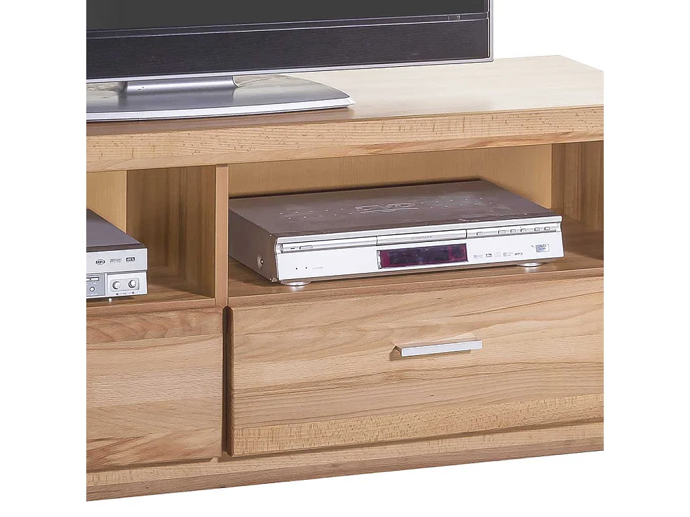 Fernsehmöbel aus Kernbuche teilmassiv modern